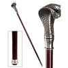 Design Toscano The Padrone Collection: Cobra Pewter Walking Stick PA90106